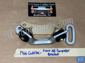 RESTORED 1963 1964 1965 1966 1967 Cadillac Deville Fleetwood 1963 1964 1965 1966 Eldorado FRONT A/C COMPRESSOR MOUNTING ADJUSTING BRACKET WITH GROMMETS #1482012